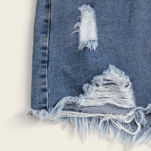 New ripped jean shorts - Picture 4 of 4